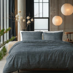 Sleeptime Pure dekbedovertrek Vintage - blauw - Katoen