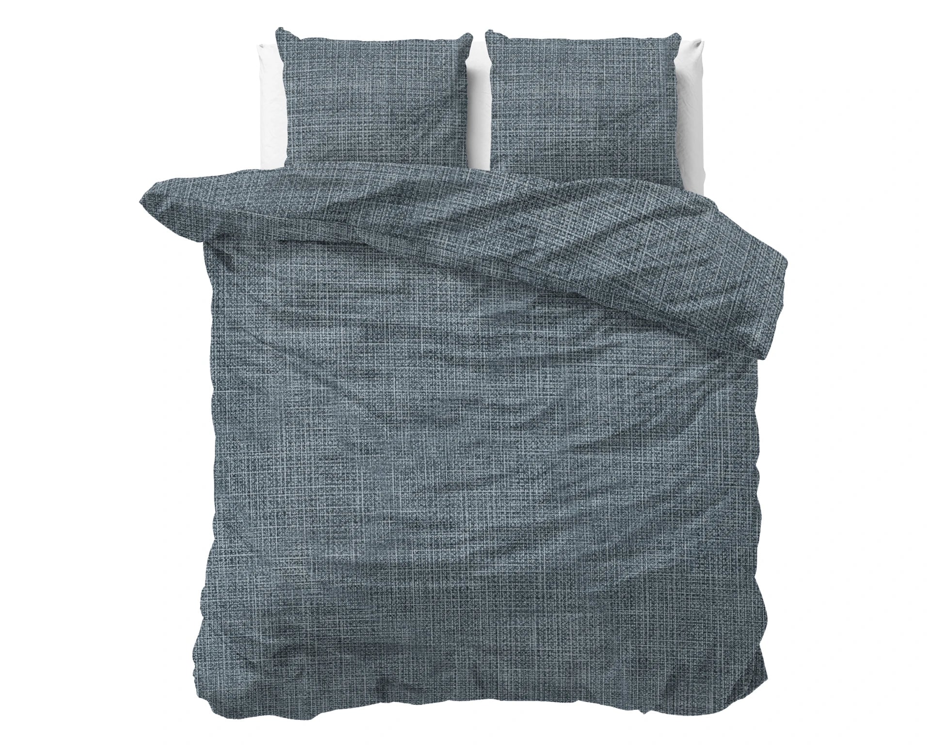 Sleeptime Pure dekbedovertrek Vintage - blauw - Katoen - tweepersoons