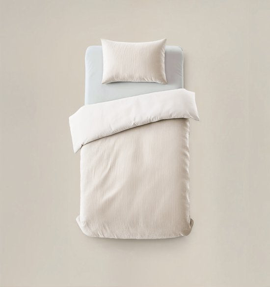 Sleeptime Velvet Cartier dekbedovertrek - crème