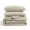 Sleeptime Velvet Lazy dekbed zonder overtrek incl. kussensloop - Taupe/Grijs