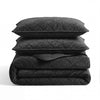 Sleeptime Velvet Lazy dekbed zonder overtrek incl. kussensloop - Zwart