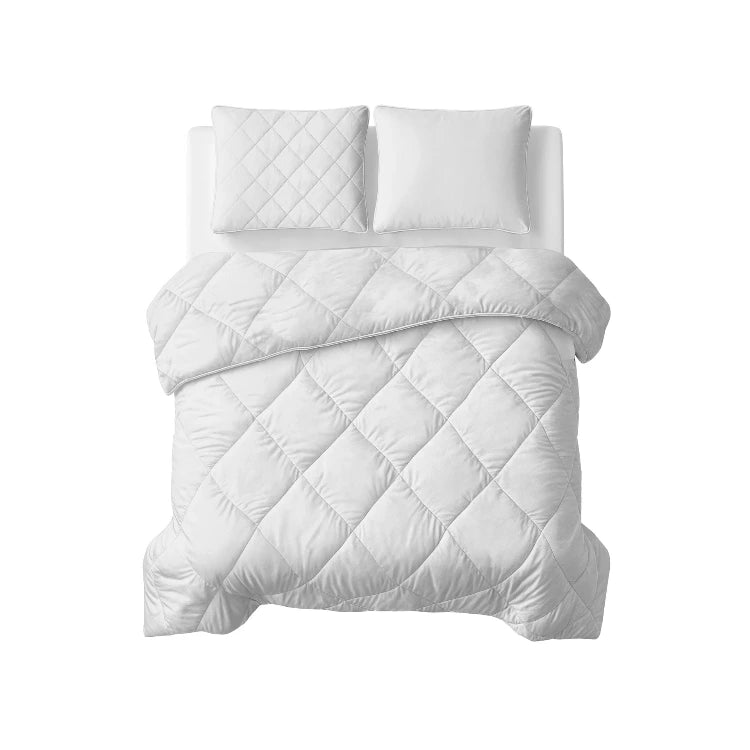 Sleeptime dekbed zonder overtrek incl. kussensloop - Beige - bovenzijde