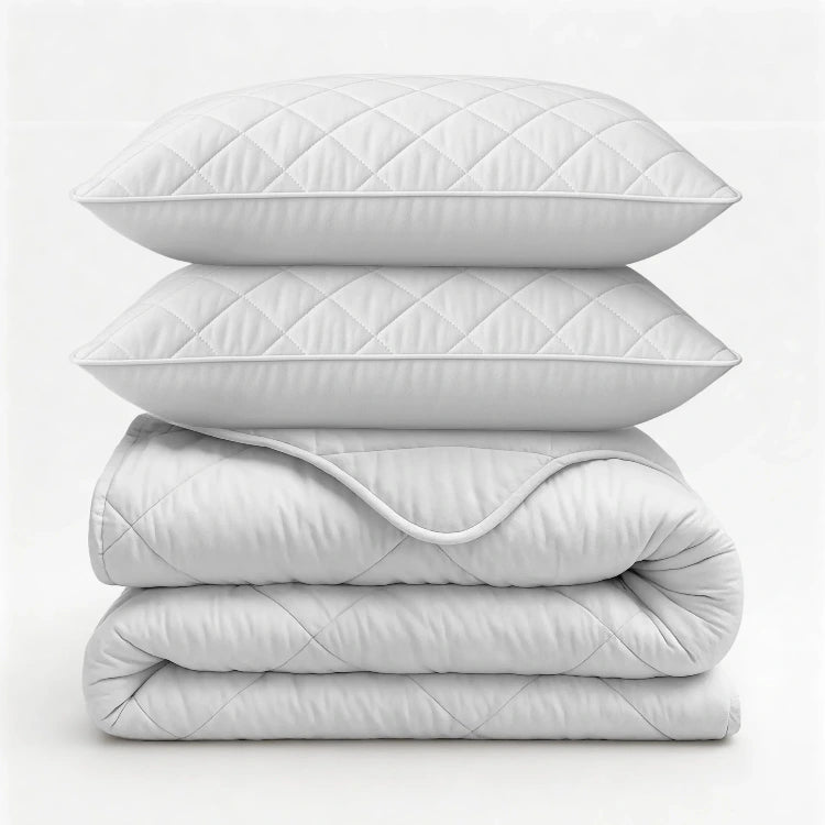 Sleeptime dekbed zonder overtrek incl. kussensloop - Beige - kussenslopen