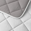 Sleeptime dekbed zonder overtrek incl. kussensloop - Beige/Grijs - detail