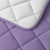 Sleeptime dekbed zonder overtrek incl. kussensloop - Paars/Beige - closeup