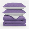 Sleeptime dekbed zonder overtrek incl. kussensloop - Paars/Beige - met kussens
