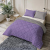 Sleeptime dekbed zonder overtrek incl. kussensloop - Paars/Grijs