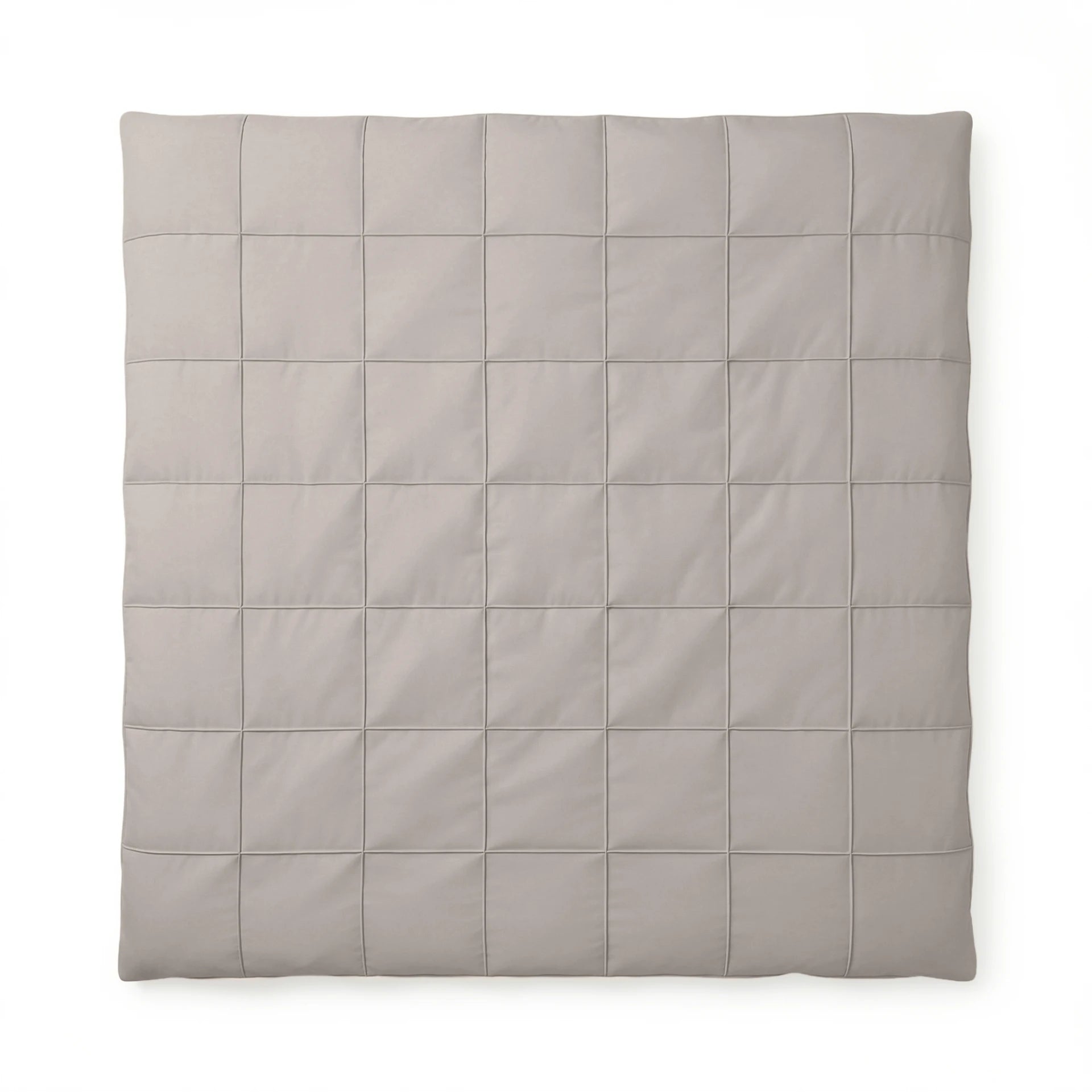 Sleeptime dekbedovertrek Check Pintuck - taupe - Microvezel - materiaal