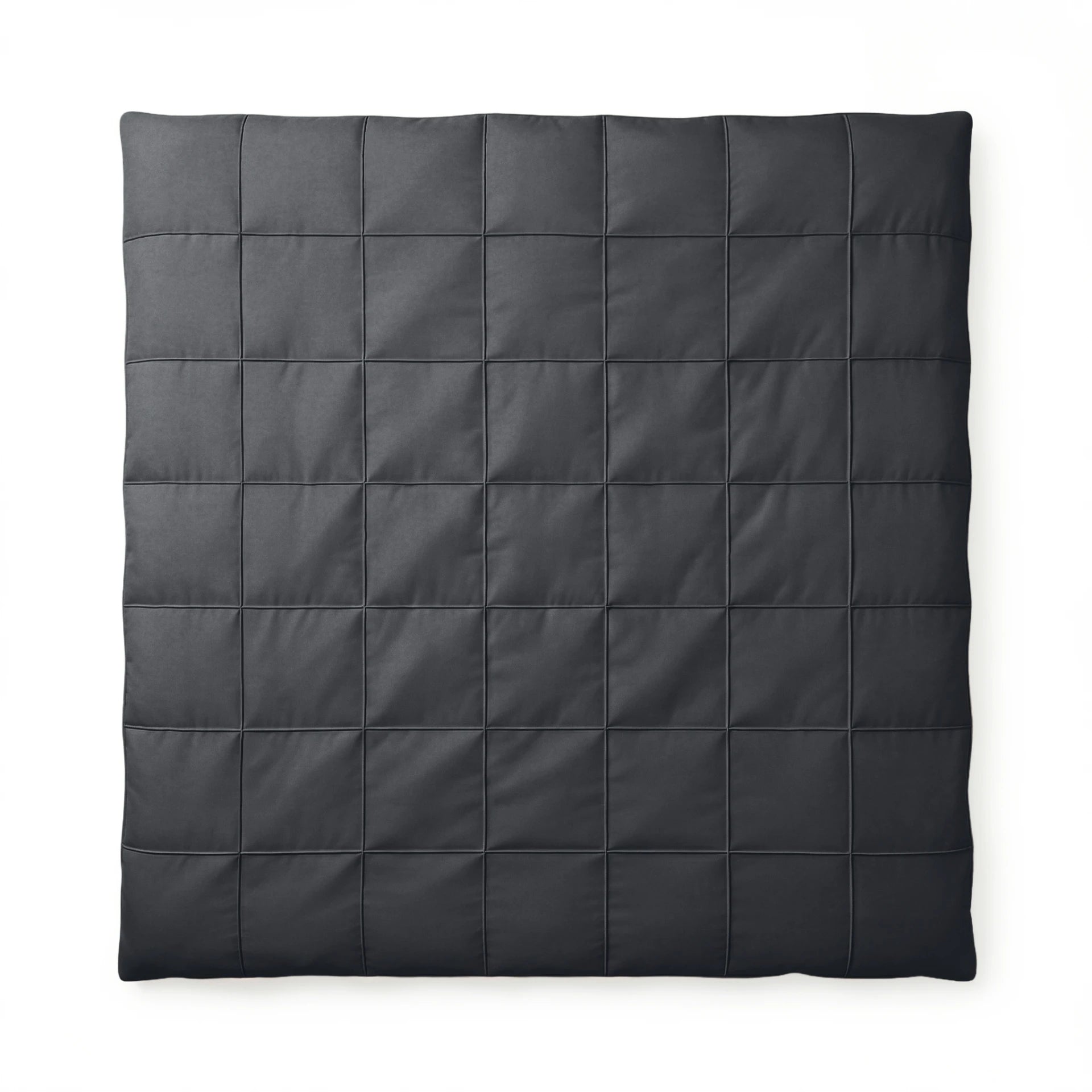 Sleeptime dekbedovertrek Check Pintuck - zwart - Microvezel - overtrek materiaal