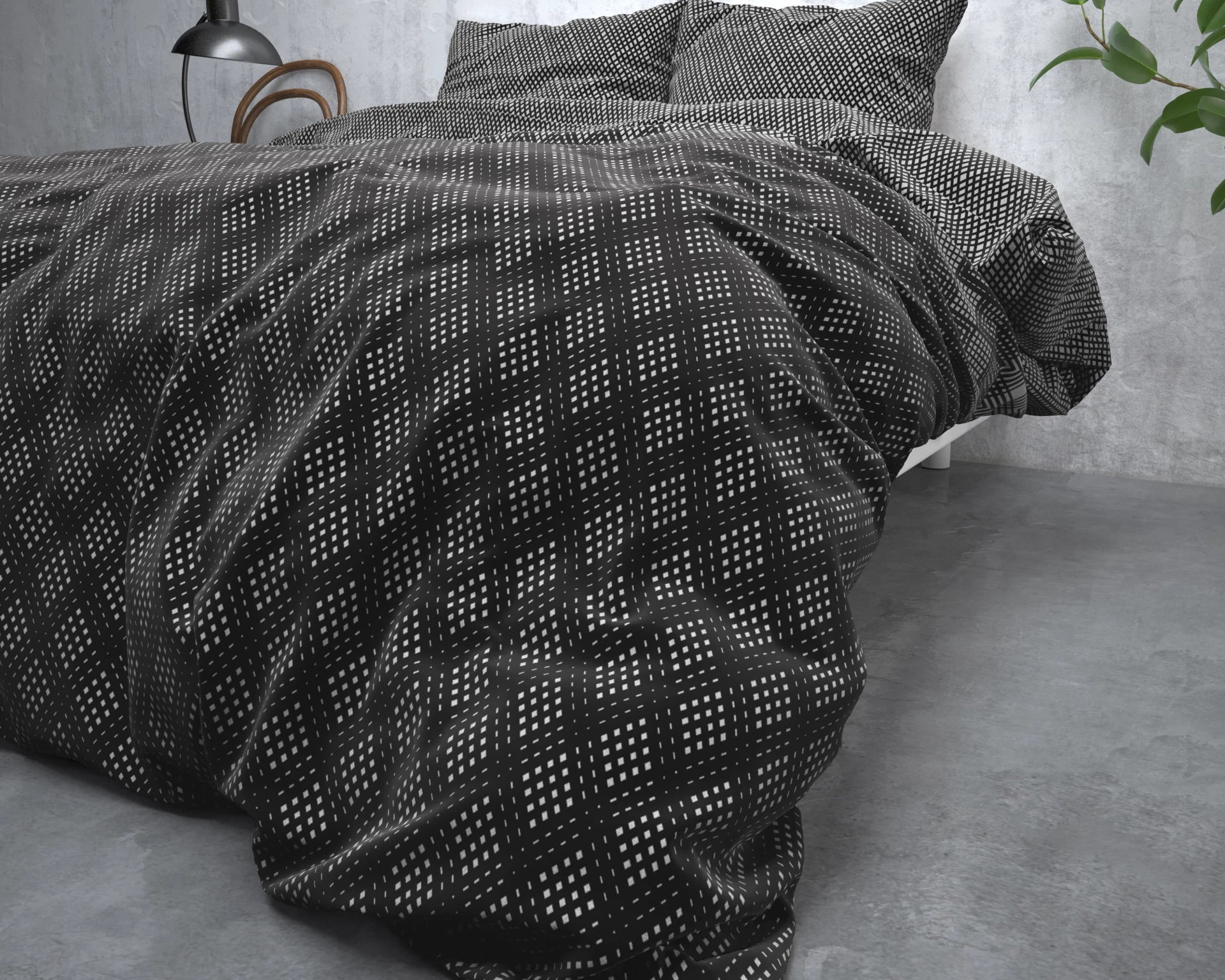 Sleeptime dekbedovertrek Cheng - flanel - Lits-Jumeaux (240x220 + 2st. 60x70 cm)