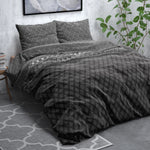 Sleeptime dekbedovertrek Cheng - flanel - Lits-Jumeaux (240x220 + 2st. 60x70 cm)