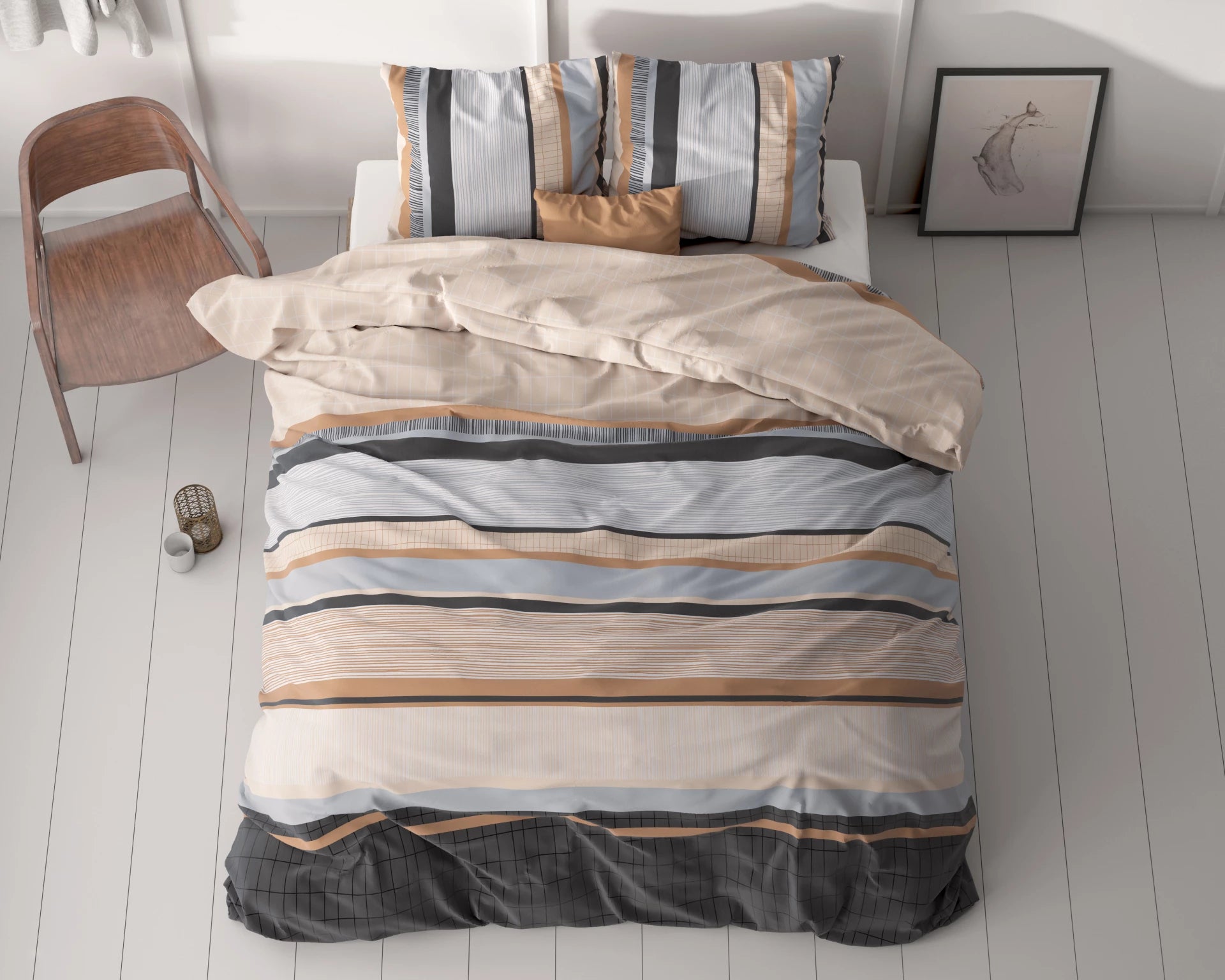 Sleeptime dekbedovertrek Darina - Multi - Microvezel