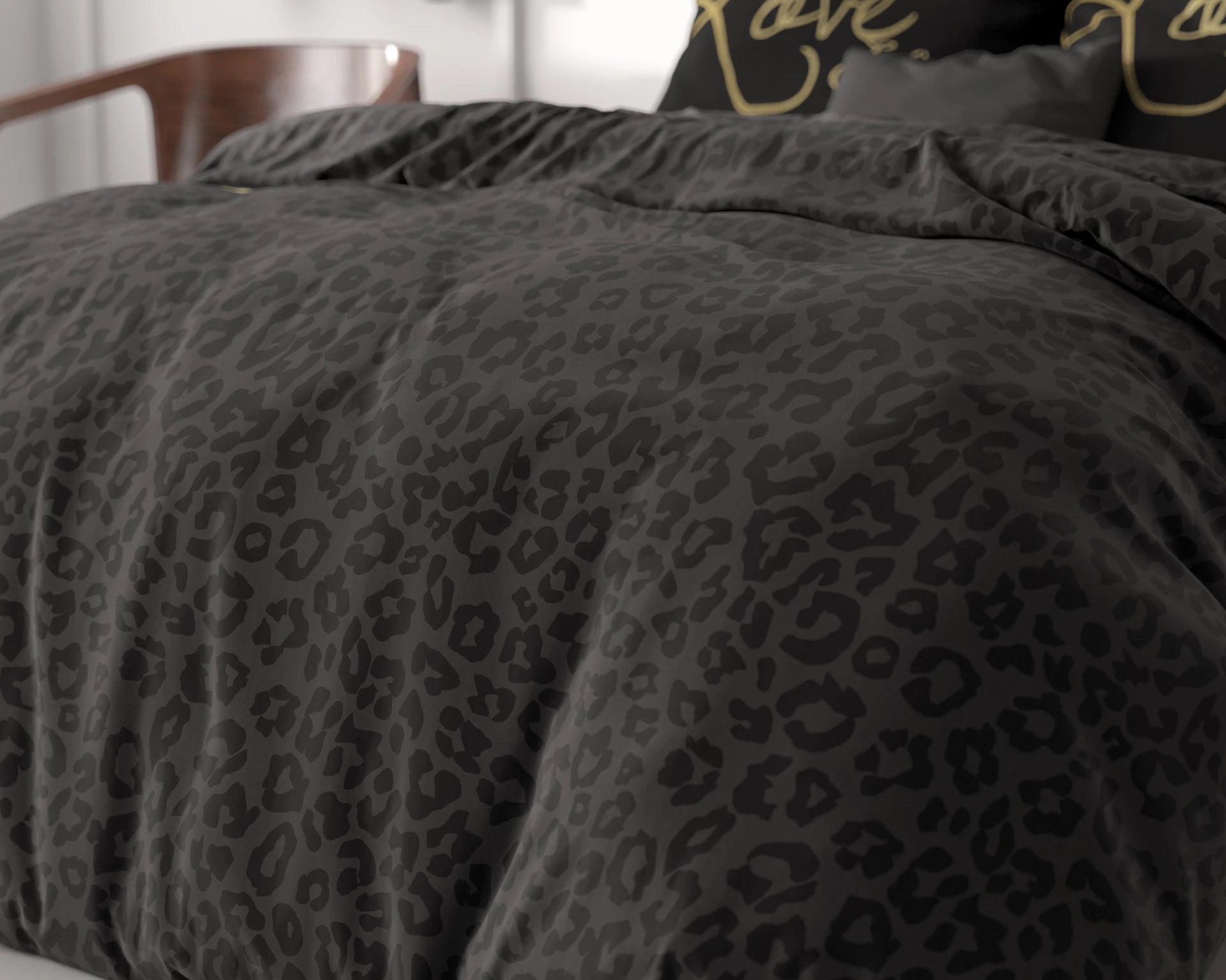 Sleeptime dekbedovertrek Dark Sleep - Zwart - Microvezel