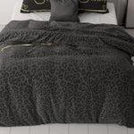 Sleeptime dekbedovertrek Dark Sleep - Zwart - Microvezel