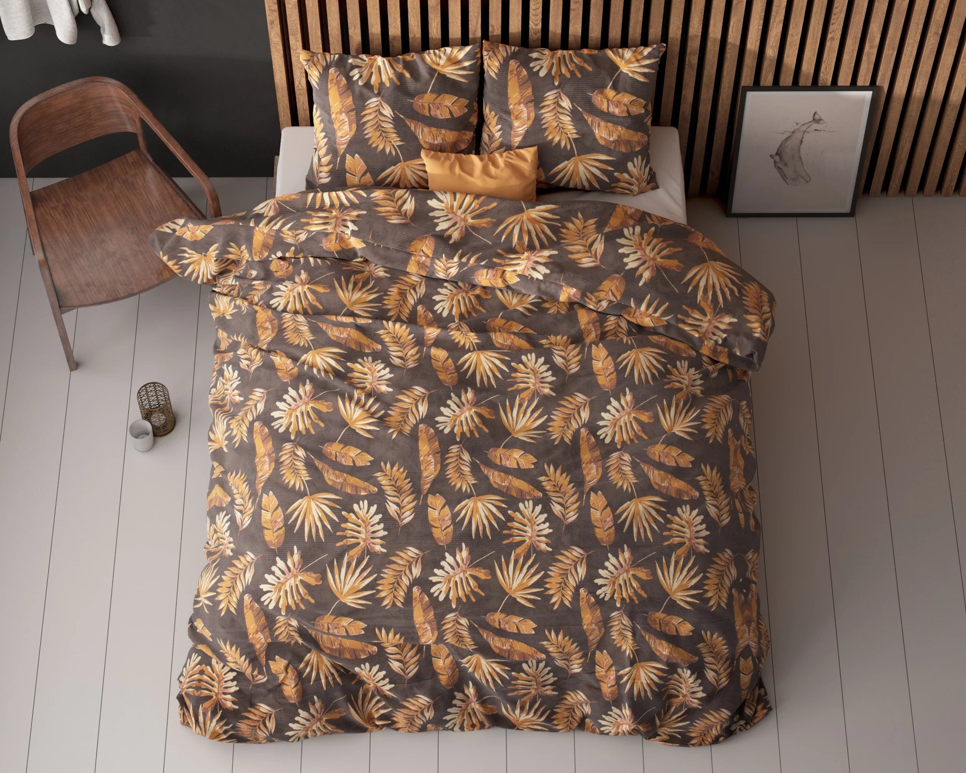 Sleeptime dekbedovertrek Luisa - Goud - Polykatoen