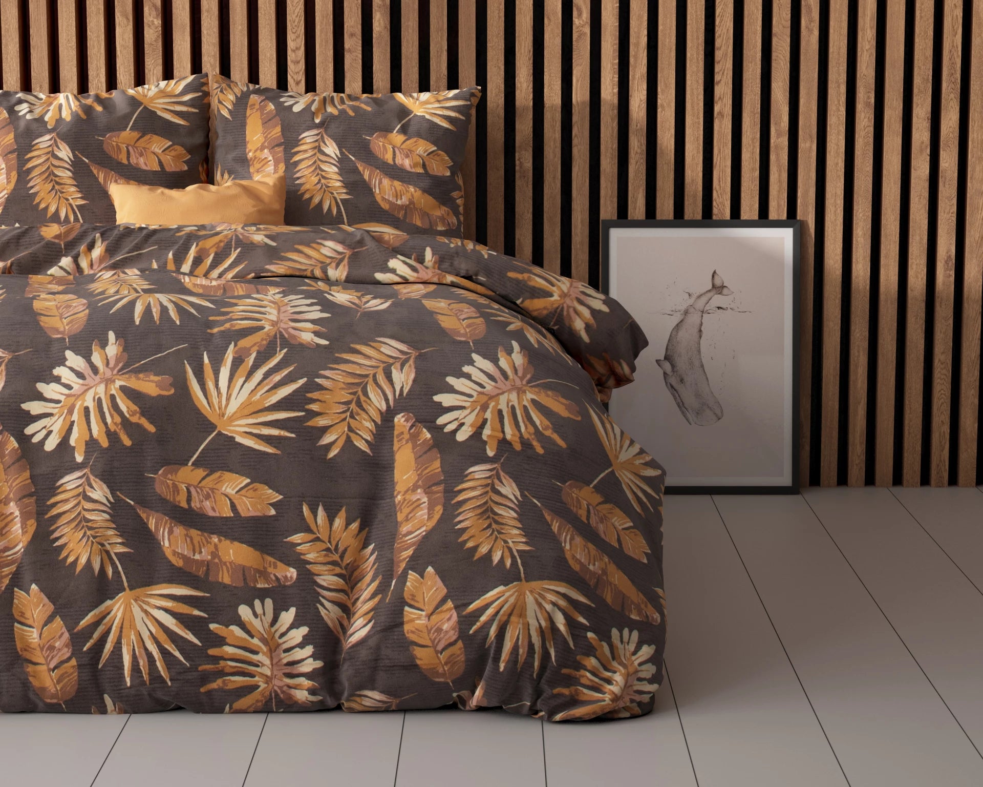 Sleeptime dekbedovertrek Luisa - Goud - Polykatoen