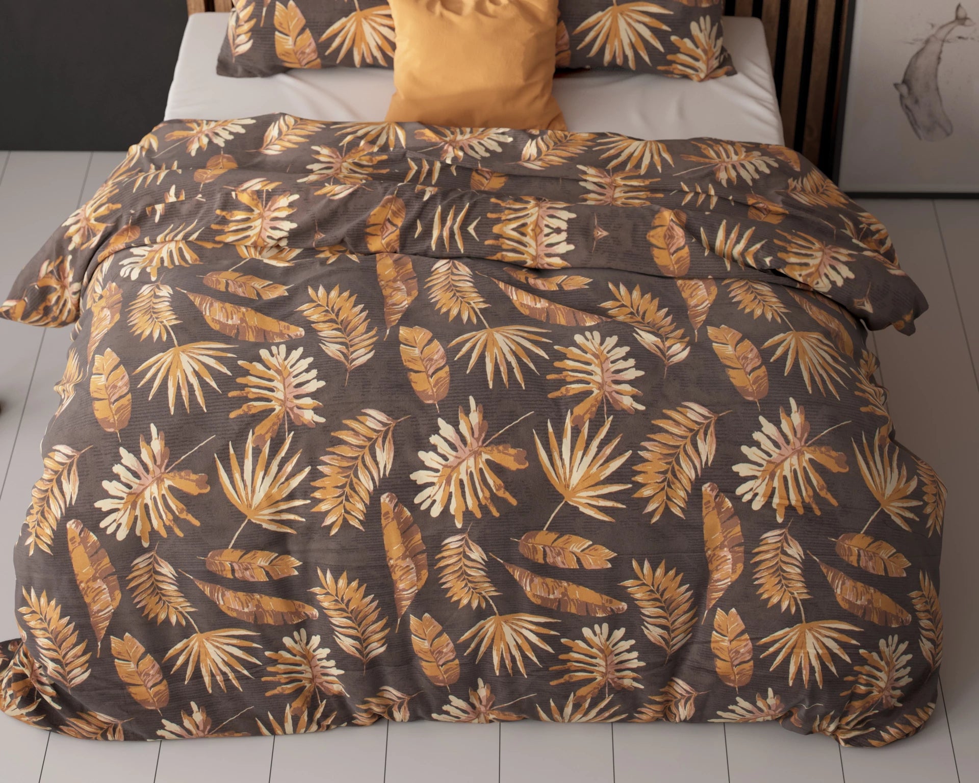 Sleeptime dekbedovertrek Luisa - Goud - Polykatoen