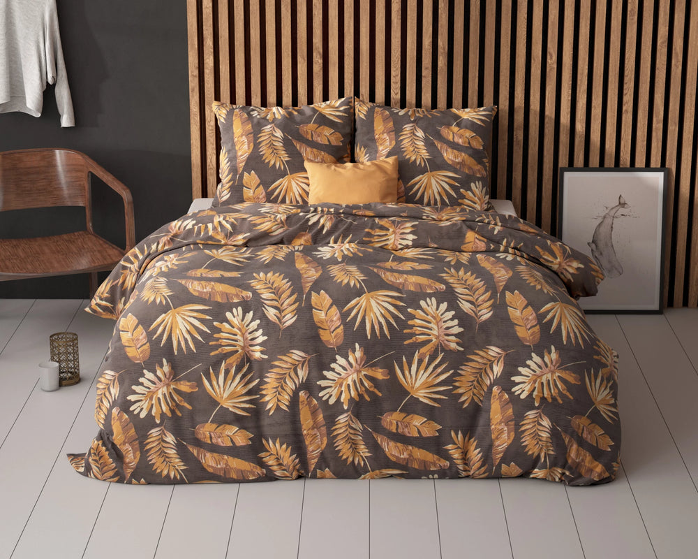 Sleeptime dekbedovertrek Luisa - Goud - Polykatoen