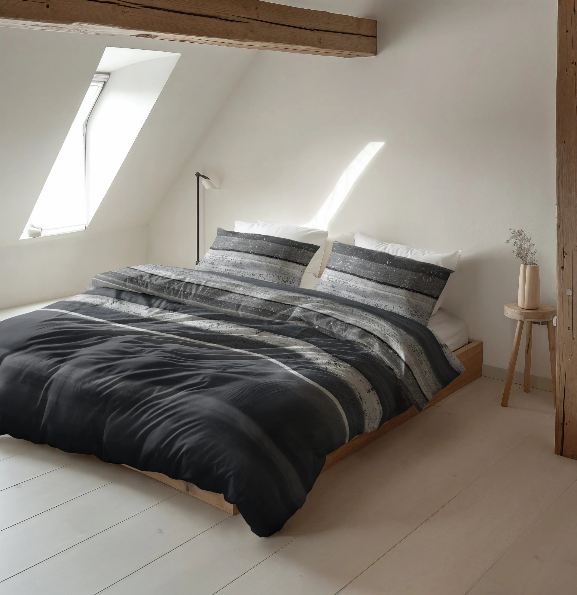 Sleeptime dekbedovertrek Marcus - Grijs - Flanel