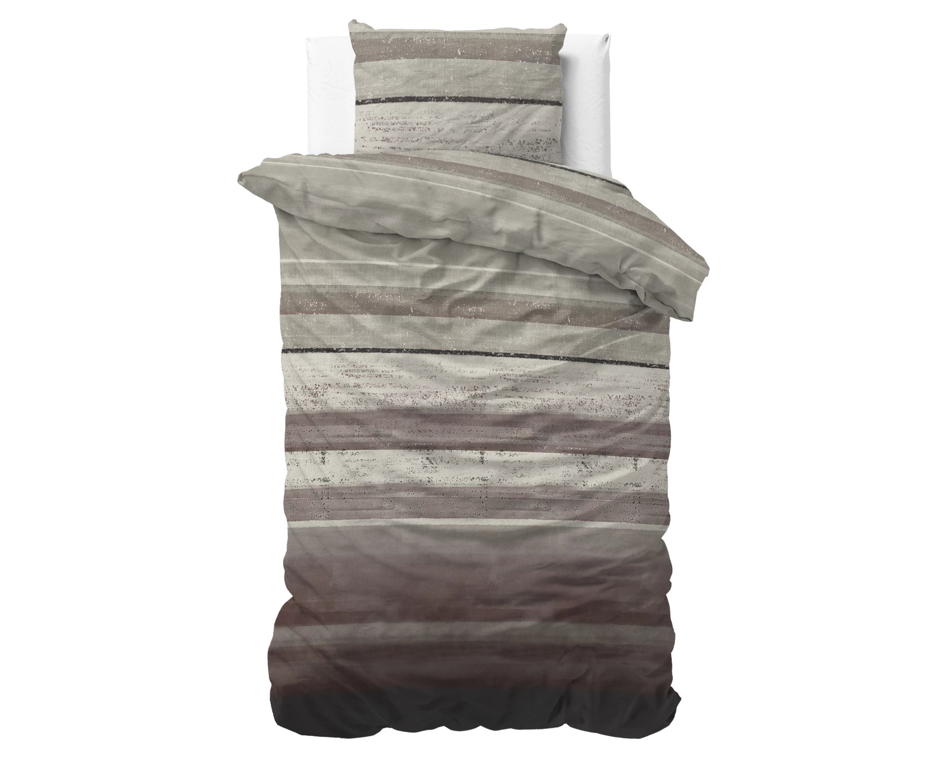 Sleeptime dekbedovertrek Marcus - Taupe - Flanel