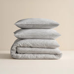 Sleeptime dekbedovertrek Rattan - Zilvergrijs - Katoen