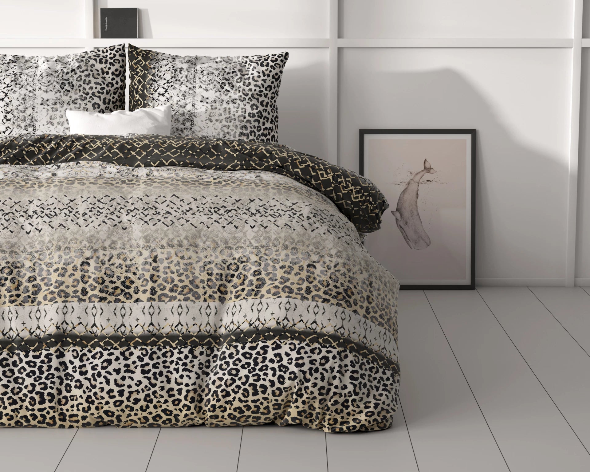 Sleeptime dekbedovertrek September - Grijs - Microvezel