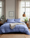 Sleeptime dekbedovertrek Washed Tufted - Blauw - Microvezel