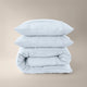 Sleeptime dekbedovertrek Washed Tufted - wit - microvezel