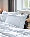 Sleeptime dekbedovertrek Washed Tufted - wit - microvezel
