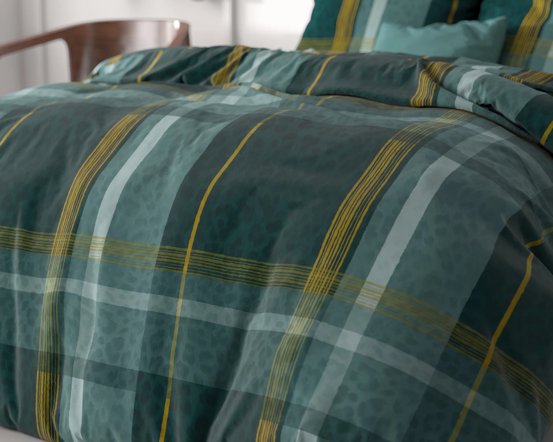 Sleeptime dekbedovertrek Zoni - Groen - Microvezel