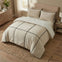 Sleeptime teddy dekbedovertrek onderkant microvezel Trim - beige