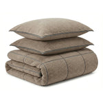 Sleeptime teddy dekbedovertrek onderkant microvezel Trim - donker taupe