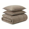 Sleeptime teddy dekbedovertrek onderkant microvezel Trim - donker taupe