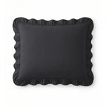 Sleeptime lazy kussenslopen ruffles - Antraciet - Per 2 stuks