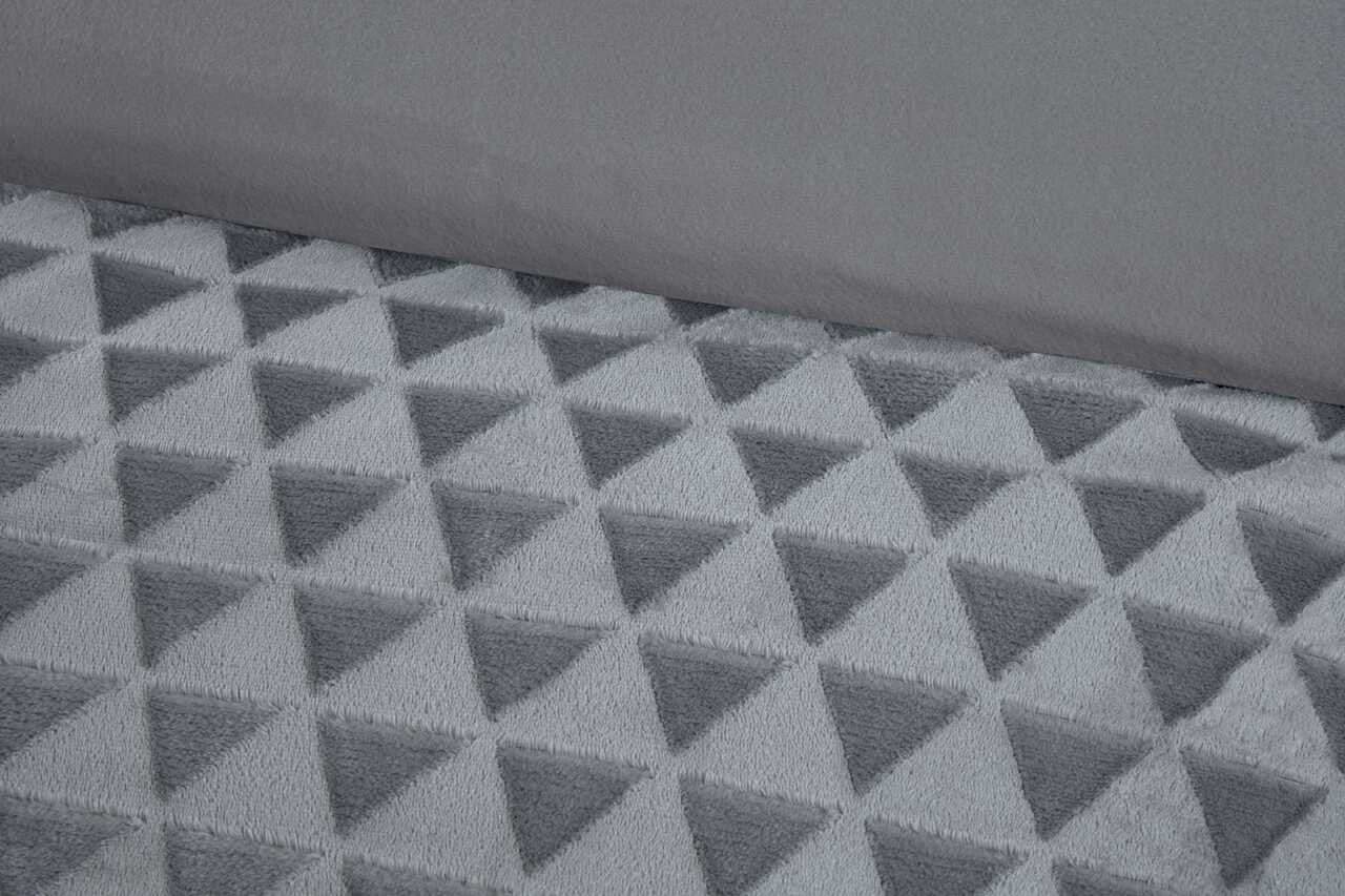 So Soft Velvet dekbedovertrek Diamond Teddy - Grijs