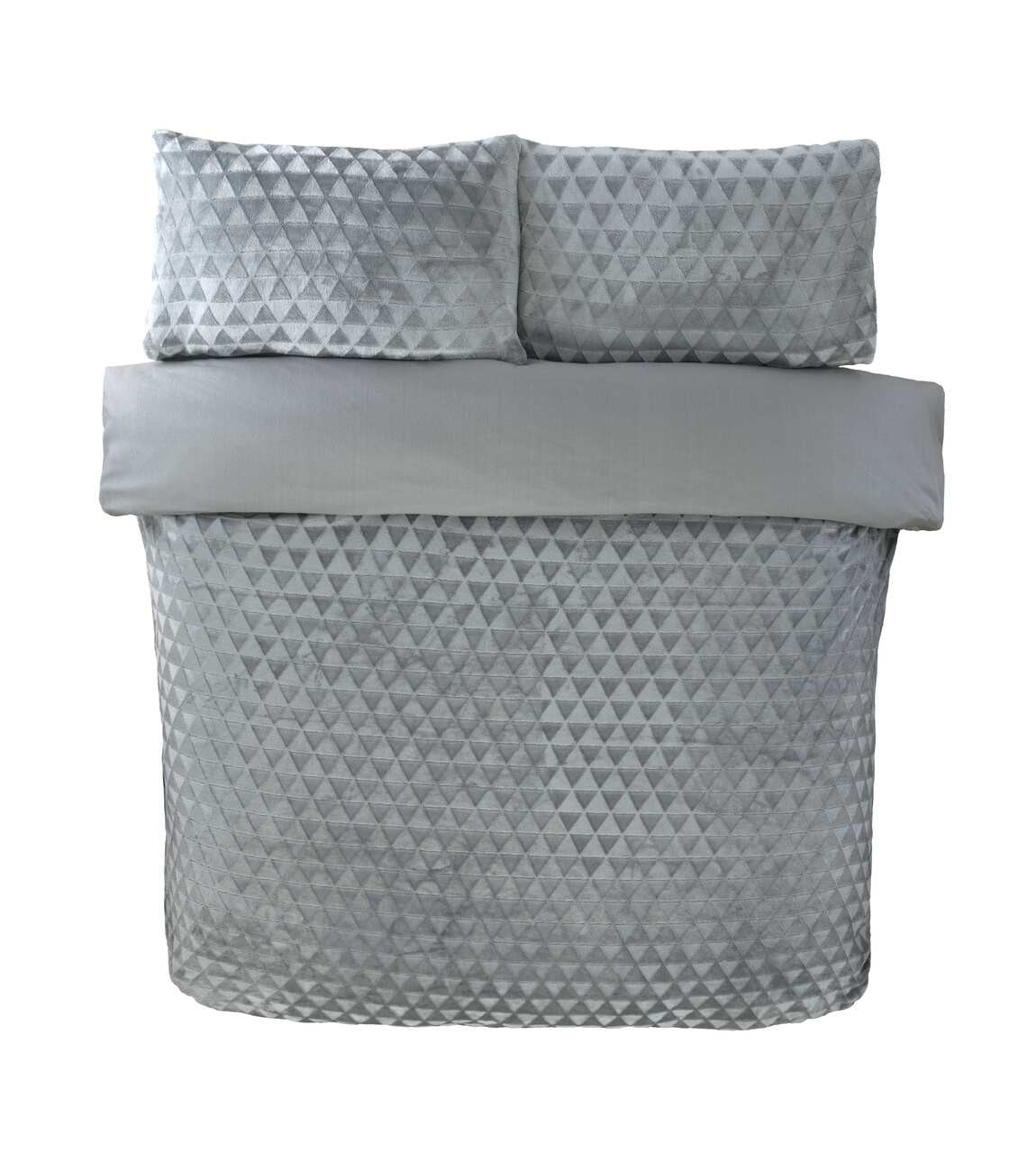 So Soft Velvet dekbedovertrek Diamond Teddy - Grijs