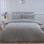 So Soft Velvet dekbedovertrek Diamond Teddy - Grijs