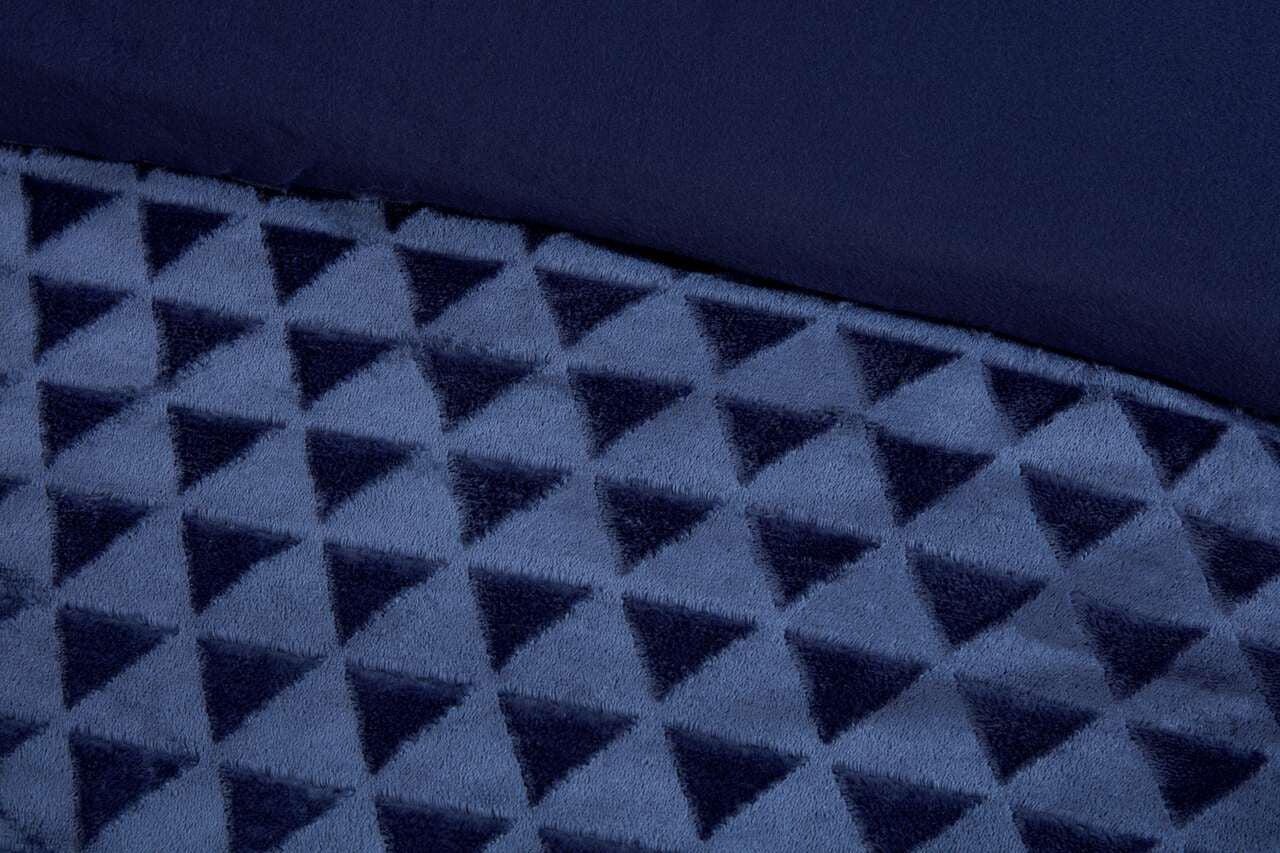 So Soft Velvet dekbedovertrek Diamond Teddy - Navy