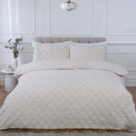 So Soft dekbedovertrek Check Teddy - Crème