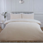 So Soft dekbedovertrek Waffle Teddy - Crème