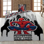 Spiderman dekbedovertrek Protect the city - polykatoen - eenpersoons (140x200 cm | 65x65 cm)