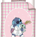 Stitch dekbedovertrek Soo very tired - polykatoen - eenpersoons (140x200 cm – 65x65 cm)