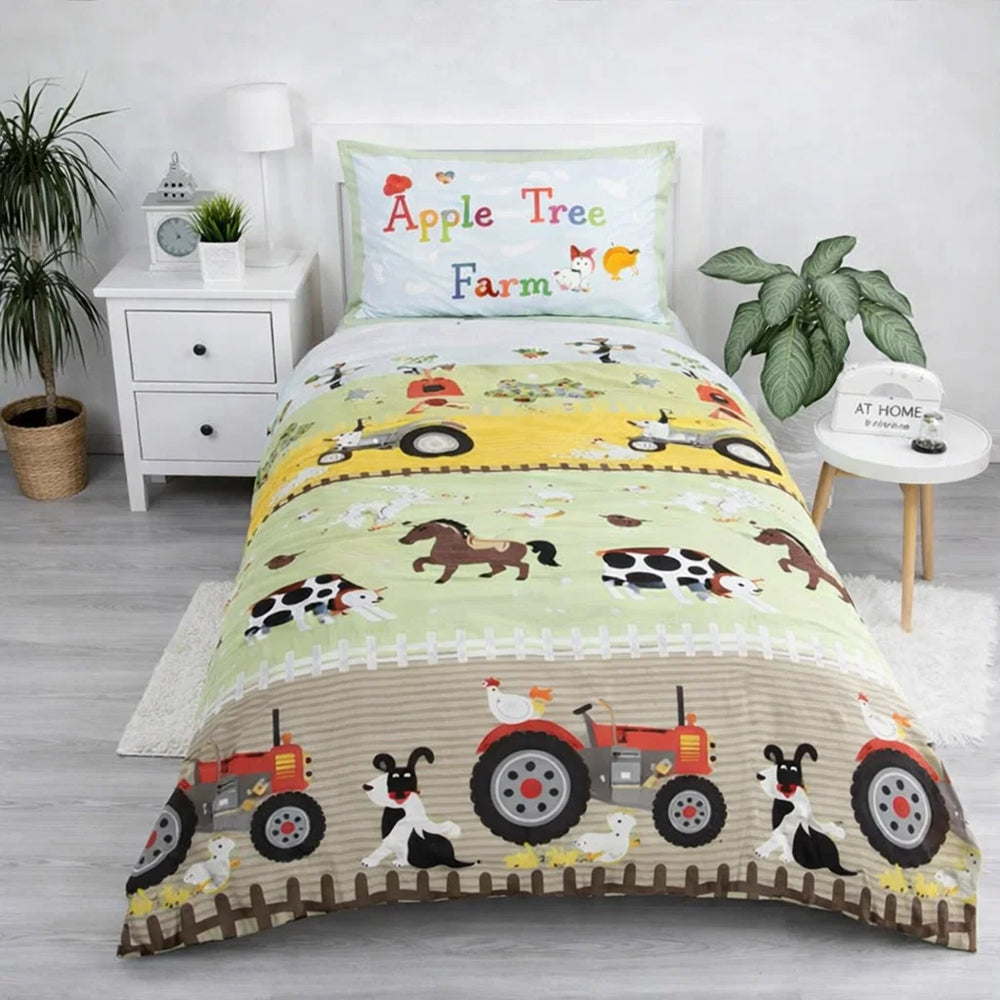 Studio Kids kinderdekbedovertrek Boerderij - polykatoen - eenpersoons