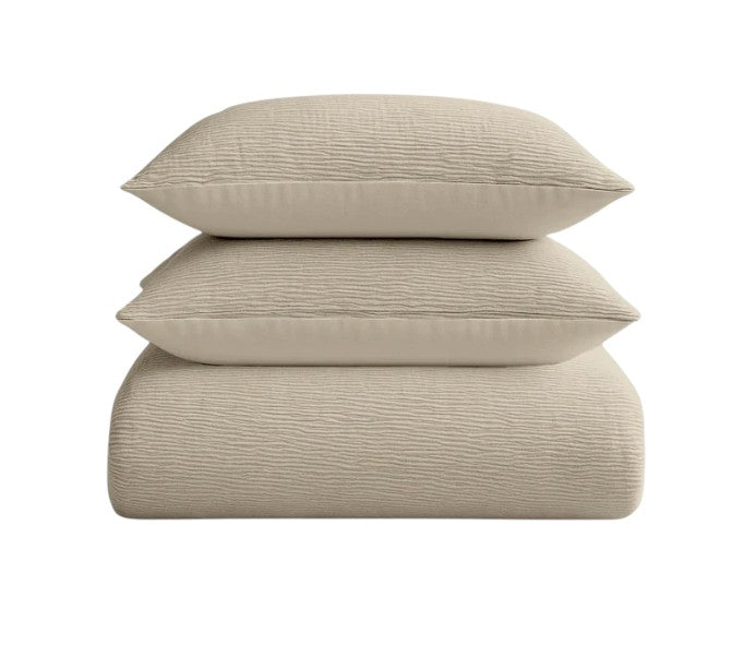 Decoware Easy dekbed zonder overtrek inclusief kussensloop - Mousseline - Taupe