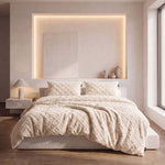 Teddy dekbedovertrek Jaquard - Whisper White
