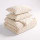 Teddy dekbedovertrek Jaquard - Whisper White