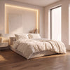 Teddy dekbedovertrek Jaquard - Whisper White - sfeerimpressie