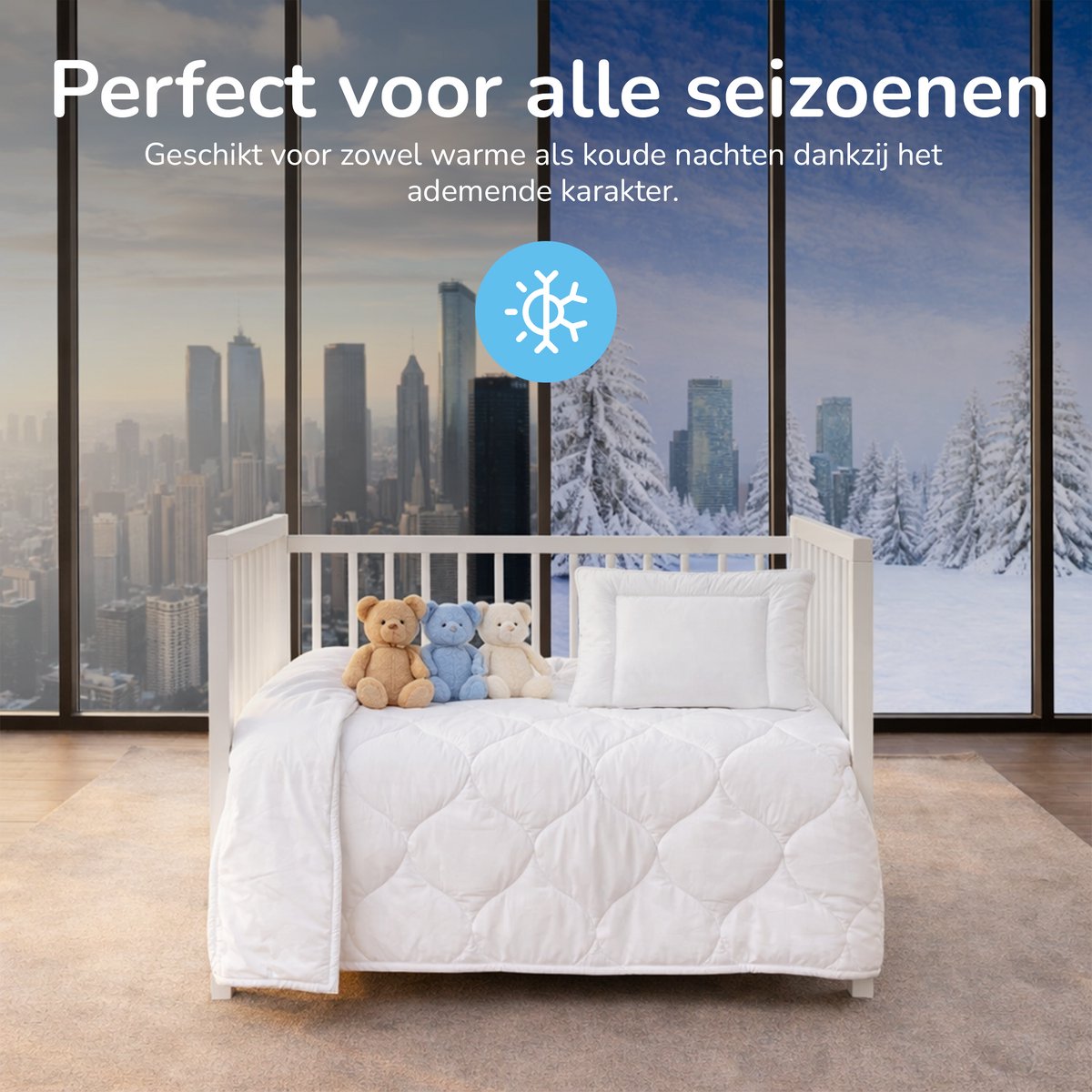 Baby/Peuter enkel dekbed & kussen - 100x135 + 40x60 cm