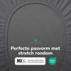 Decoware hoeslaken - Jersey - Antraciet