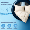 Decoware dekbed zonder overtrek incl. kussensloop - Mousseline - zand